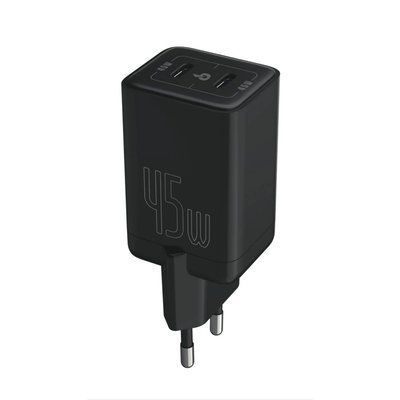 Сетевое зарядное устройство Senteo Z-12 2USB-C PD3.0 45W Super Fast charge (with Certificate CE) черный 64174 фото