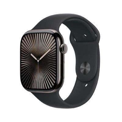 Смарт часы Apple Watch 10 Series GPS 46mm Jet Black Aluminium Black Sport/Band M/L (MWWQ3QH/A) 64435 фото
