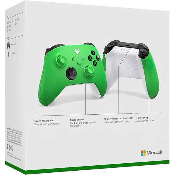 Беспроводной контроллер Microsoft Xbox Series X/S Wireless Controller Velocity Green 67543 фото