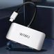 Адаптер WIWU Alpha C2H Type-c hub HDMI 4K, Type C, USB3.0 Gray 53808 фото 2