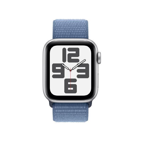 Смарт годинник Apple Watch SE Series (2nd Gen) 40mm Silver Aluminium with Winter Blue Sport Loop (MRE33) 62863 фото