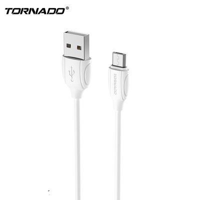 Кабель передачи данных Tornado TX1 micro USB 1m белый 43437 фото