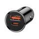 Авто. зарядное устройство Baseus Digital Display (CCALL-YT01) 2USB 4.8A черный 82345 фото 2
