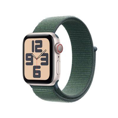 Смарт часы Apple Watch Se Series (2nd Gen) 40mm Starlight Aluminium with Lake Green Sport Loop (MXEH3) 64687 фото
