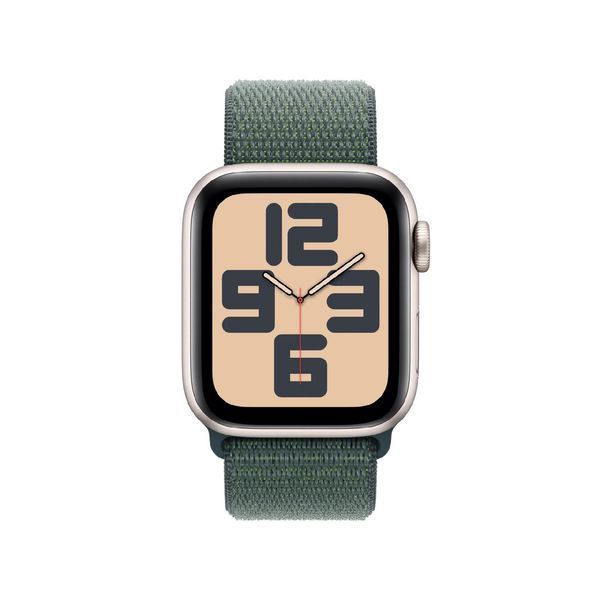 Смарт годинник Apple Watch SE Series (2nd Gen) 40mm Starlight Aluminium with Lake Green Sport Loop (MXEH3) 64687 фото