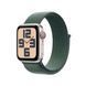 Смарт годинник Apple Watch SE Series (2nd Gen) 40mm Starlight Aluminium with Lake Green Sport Loop (MXEH3) 64687 фото 1