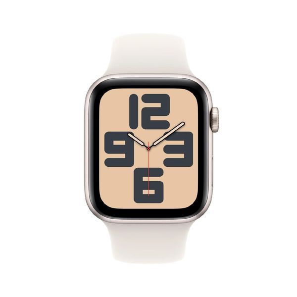Смарт годинник Apple Watch SE Series (2nd Gen) 40mm Starlight Aluminium with Starlight Sport Band S/M (MXEF3) 64689 фото