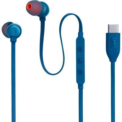 Наушники JBL T310C USB-C (JBLT310CBLU) Blue 64239 фото
