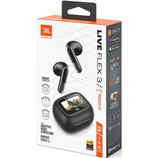 Навушники JBL Live Flex 3 (JBLLIVEFLEX3BLK) Black 67651 фото