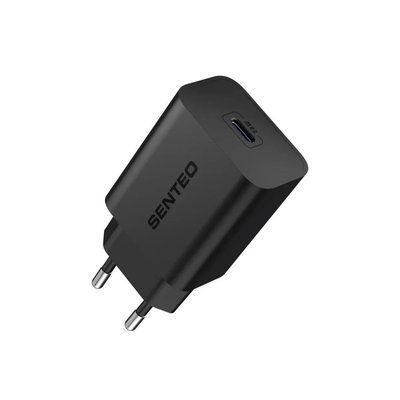 Сетевое зарядное устройство Senteo Z-13 USB-C 3A PD 25W (with Certificate CE) черный 64170 фото