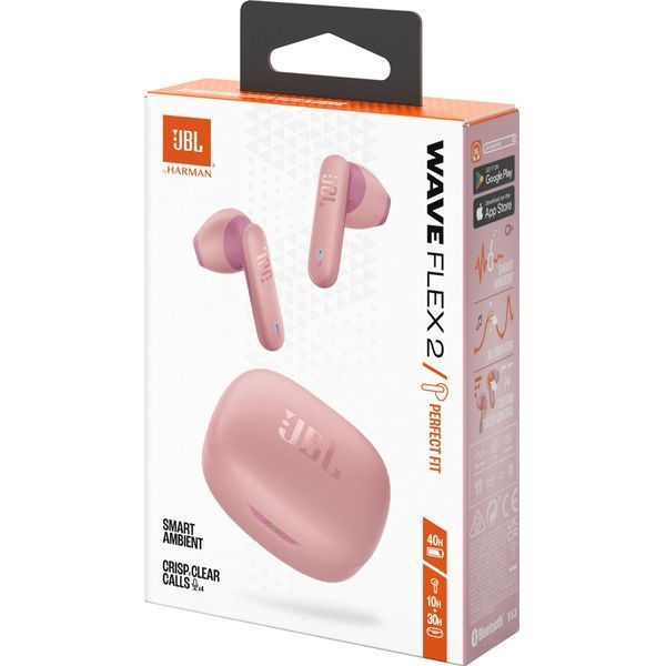 Навушники JBL WAVE FLEX 2 (JBLWFLEX2PIK) Pink 67577 фото