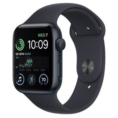 Смарт часы Apple Watch SE (2nd Gen) 44mm Midnight Aluminum Case with Midnight Sport Band 48307 фото