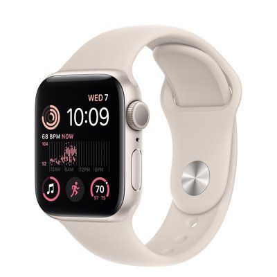 Смарт часы Apple Watch SE (2nd Gen) 40mm Starlight Aluminum Case with Starlight Sport Band 50376 фото