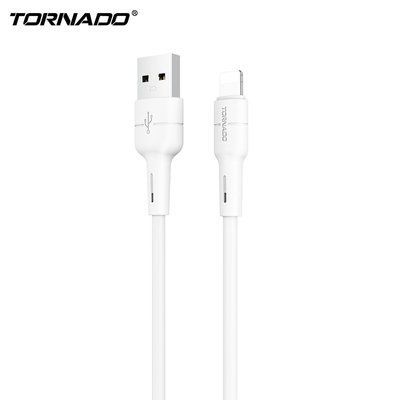 Кабель передачи данных Tornado TX2 apple lightning 1m белый 43262 фото