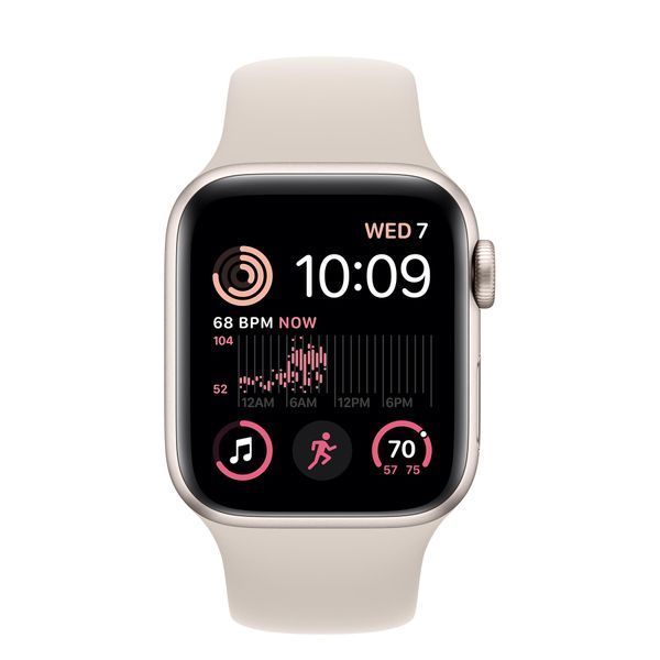 Смарт годинник Apple Watch SE Series (2nd Gen) 40mm Starlight Aluminum Case with Starlight Sport Band 50376 фото