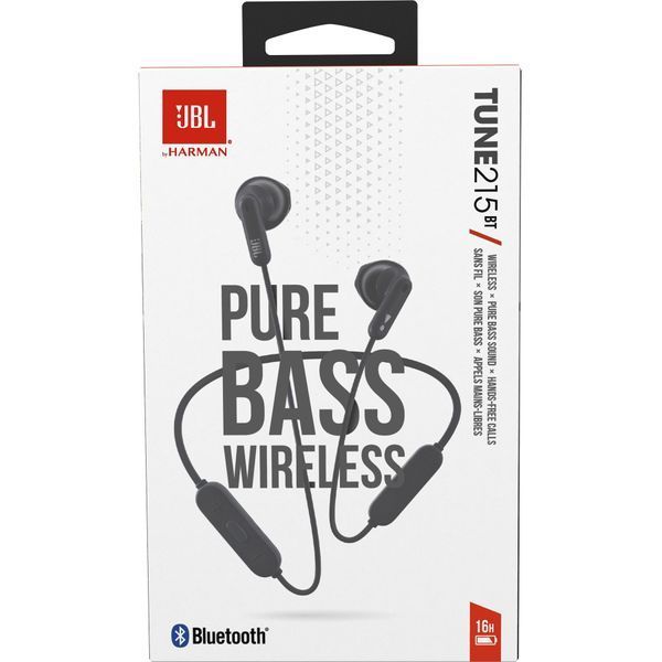 Навушники JBL T215BT (JBLT215BTBLK) Black 00123 фото