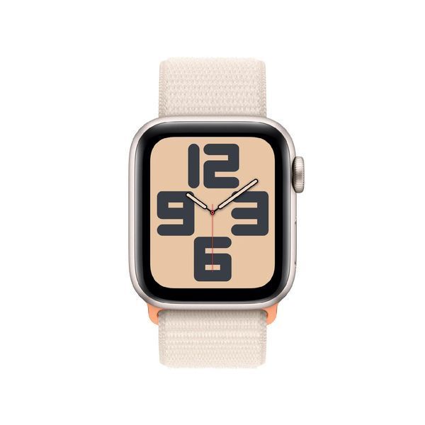 Смарт часы Apple Watch Se Series (2nd Gen) 44mm Starlight Aluminium with Starlight Sport Loop (MRE63) 63097 фото