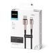 Кабель передачі даних Senteo SM-03 Iron Series braided data cable USB-A to USB-C (USB-A to Type-C Cable) 3A/15W 1M Black 64259 фото 2