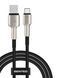 Кабель передачі даних Senteo SM-03 Iron Series braided data cable USB-A to USB-C (USB-A to Type-C Cable) 3A/15W 1M Black 64259 фото 1
