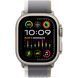 Смарт годинник Apple Watch Ultra 2 GPS + Cellular 49mm Titanium Case with Green/Gray Trail Loop - M/L (MRF43/MRFP3) 62068 фото 2