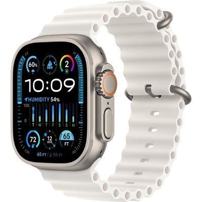 Смарт годинник Apple Watch Ultra 2 GPS + Cellular 49mm Titanium Case with White Ocean Band (MREJ3/MRF93) 61309 фото