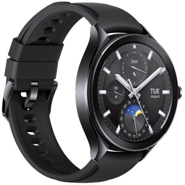 Смарт годинник Xiaomi Watch 2 Pro BT (BHR7211GL) Black Case with Black Fluororubber Strap 66517 фото