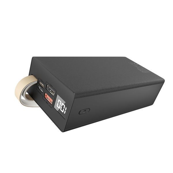 Внешний акумулятор (Power Bank) Ridea RP-D40L+ Phoenix40+ PD/QC 3.0 20W digital display + lamp 40000 mAh Black 68260 фото
