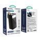 Внешний акумулятор (Power Bank) Ridea RP-D40L+ Phoenix40+ PD/QC 3.0 20W digital display + lamp 40000 mAh Black 68260 фото 1