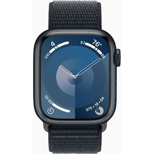 Смарт годинник Apple Watch 9 Series 41mm Midnight Aluminium with Midnight Sport Loop (MR8Y3) 59698 фото