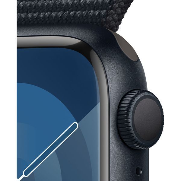 Смарт годинник Apple Watch 9 Series 41mm Midnight Aluminium with Midnight Sport Loop (MR8Y3) 59698 фото