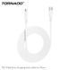 Кабель передачі даних Tornado TX3 micro USB 1m білий 43439 фото 4