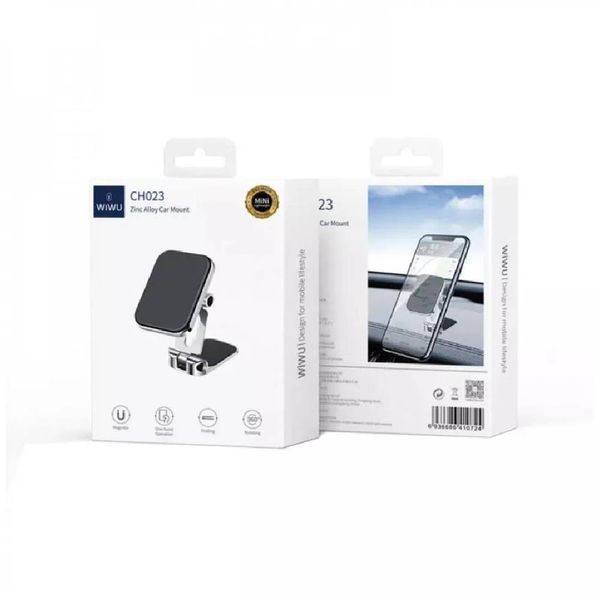 Автотримач Wiwu 360 Degree Rotating Magnetic Flat Floor Version Car Holder (CH 023) 59040 фото