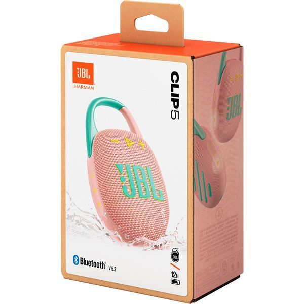 Портативная акустика JBL Clip 5 (JBLCLIP5PINK) Pink 66187 фото
