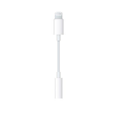 Аудио переходник Apple Lightning to 3.5 mm Jack белый 42573 фото