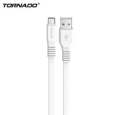 Кабель передачи данных Tornado TX3 Type-C 1m белый 43263 фото