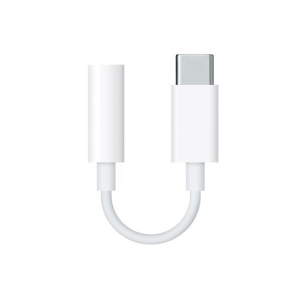 Переходник аудио Apple USB Type-C to 3.5 mm Jack белый 46990 фото