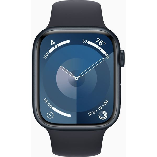 Смарт часы Apple Watch 9 Series 45mm Midnight Aluminium with Midnight Sport Band M/L (MR9A3) 59952 фото