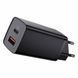 Сетевое зарядное устройство Baseus (CCGAN2L-B01) GaN2 Lite Quick Charger 65W (1 Type-C + 1 USB) (black) 58633 фото 1