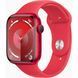 Смарт часы Apple Watch 9 Series 45mm Red Aluminium with Red Sport Band M/L (MRXK3) 62008 фото