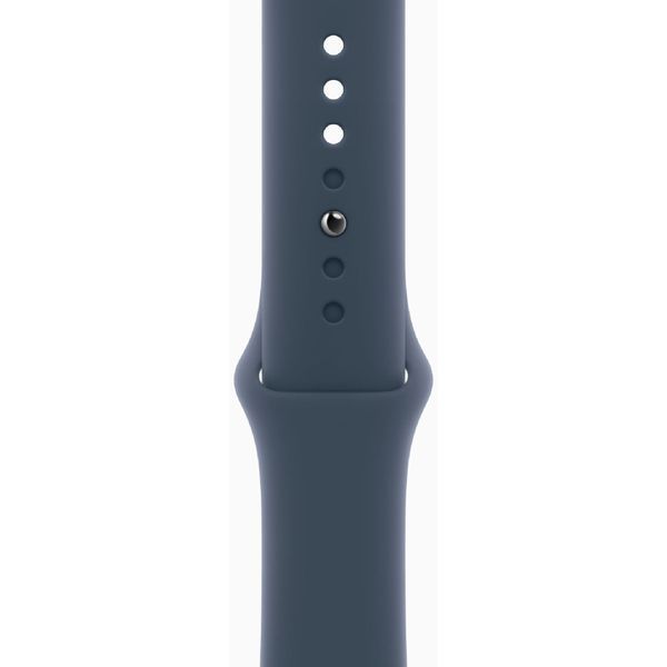 Смарт часы Apple Watch 9 Series 45mm Silver Aluminium with Storm Blue Sport Band M/L (MR9E3) 62007 фото