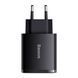 Мережевий зарядний пристрій Baseus (CCXJ-E01) Compact Quick Charger 30W QC+ PD (1Type-C + 2USB) (black) 58631 фото 1