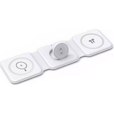 Безпроводное зарядное устройство WiWU (M6) 3 in 1 Power Wireless Fast Charger Foldable 53795 фото