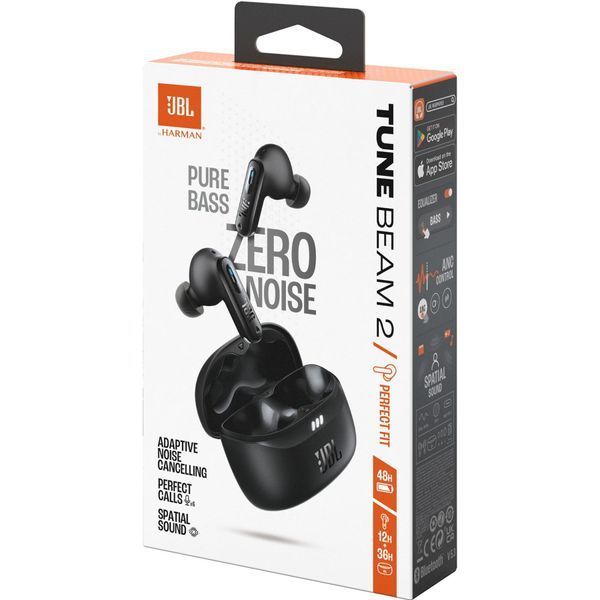 Наушники JBL TUNE BEAM 2 (JBLTBEAM2BLK) Black 67570 фото