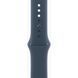 Смарт часы Apple Watch 9 Series 45mm Silver Aluminium with Storm Blue Sport Band S/M (MR9D3) 62534 фото 3