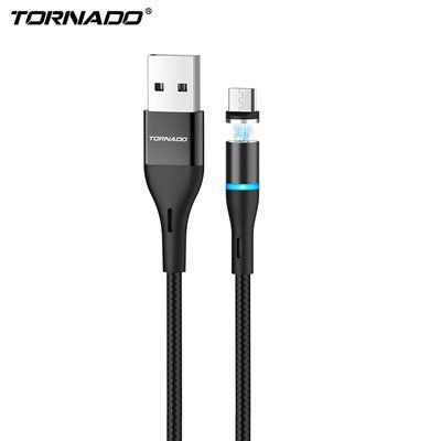 Кабель передачі даних Tornado TX5 Magnetic micro USB 1m чорний 43271 фото