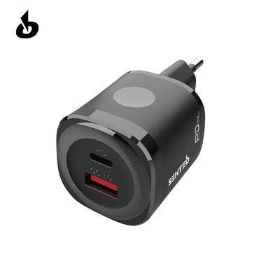 Сетевое зарядное устройство Senteo Z-02S 30W GaN Turbo Fast черный 55055 фото