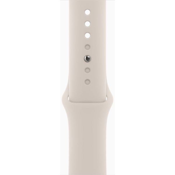 Смарт часы Apple Watch 9 Series 45mm Starlight Aluminium with Starlight Sport Band M/L (MR973) 62006 фото