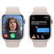 Смарт часы Apple Watch 9 Series 45mm Starlight Aluminium with Starlight Sport Band M/L (MR973) 62006 фото 5