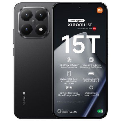 Смартфон Xiaomi 15T 12/512GB Black 69591 фото