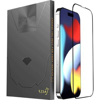 Захисне скло iPhone 15 (6.1) 2.5D (iLera DeLuxe FullCover Glass iLFCDL15) 60213 фото